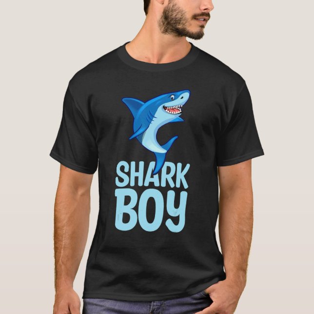 Meeresbiologie Hai Niedlich Hai Junge T-Shirt (Vorderseite)