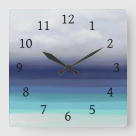 Meeresblick 277 runde wanduhr