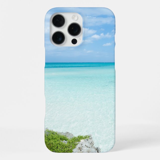 Meeresblick mit Natur iPhone 16 Pro Max Hülle (Rückseite)