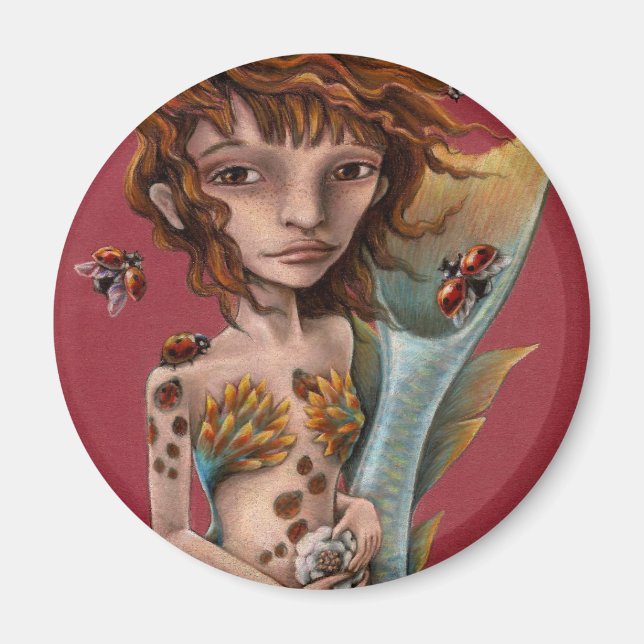 Meeresblume Magnet (Vorne)