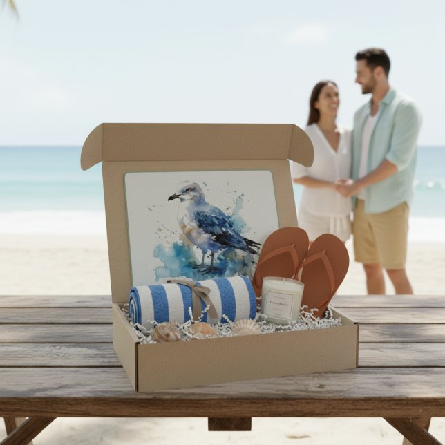 Meeresbrise: Aquareller Seagull Schneidebrett (Von Creator hochgeladen)