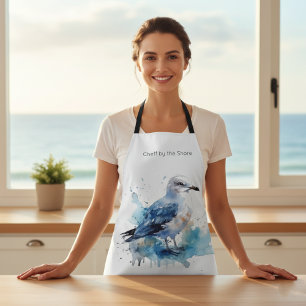 Meeresbrise: Aquareller Seagull Schürze