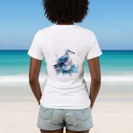 Meeresbrise: Aquareller Seagull Tri-Blend Shirt