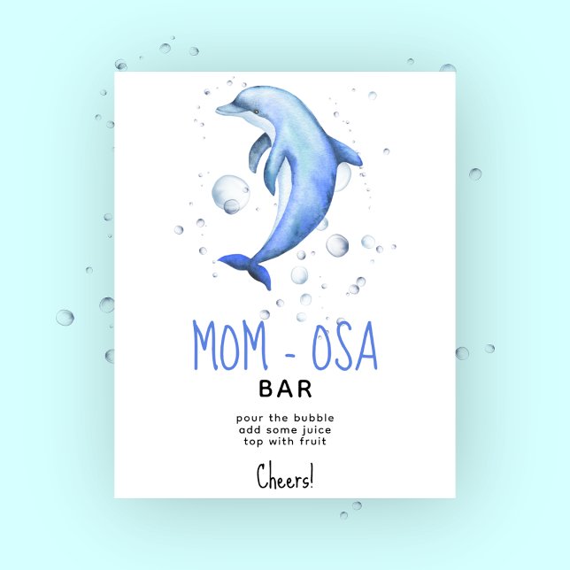 Meeresdolphin - Momosa Bar Poster (Von Creator hochgeladen)