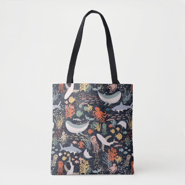 Meeresflora und -fauna tasche (Vorderseite)