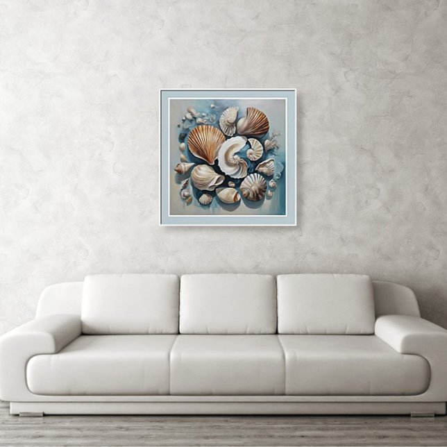 Meeresformen - Leinwand Art Print (Marine Forms painting.
Roger Smith)