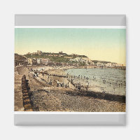 Meeresfront, Dover, England, selten Fotochrom