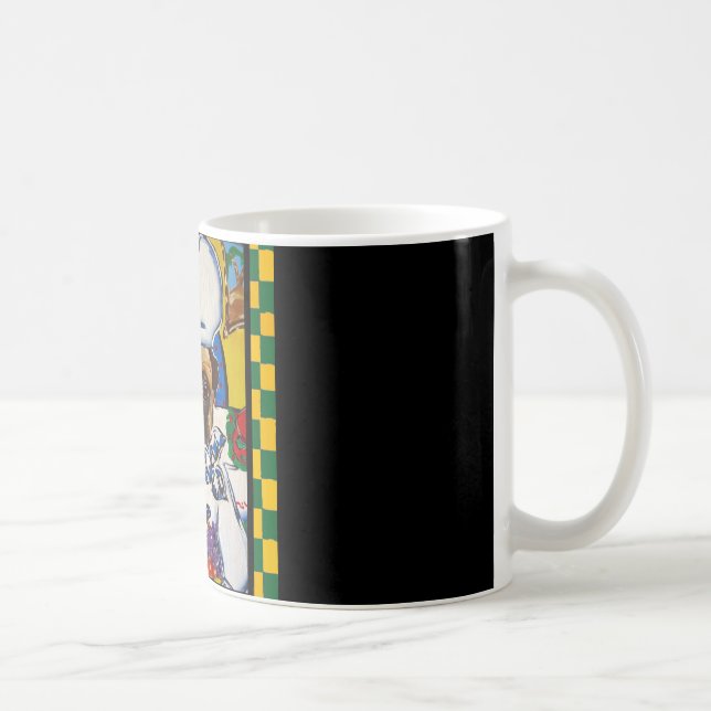 Meeresfrüchte-Koch-Pug Kaffeetasse (Rechts)