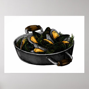 Meeresfrüchte Poster