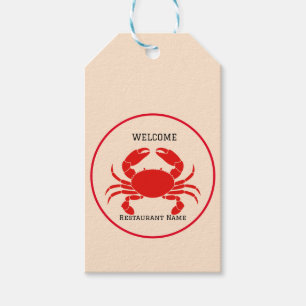 Meeresfrüchte Restaurant Willkommen Red Crab Perso Geschenkanhänger