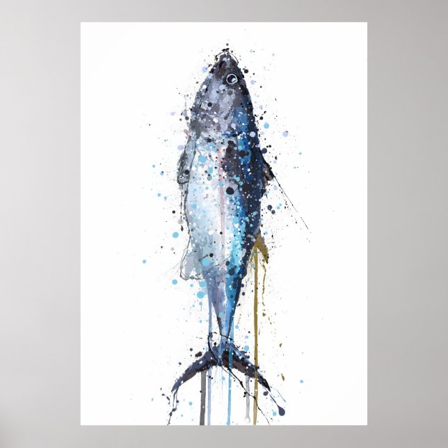 Meeresfrüchte Thunfisch Poster (Vorne)