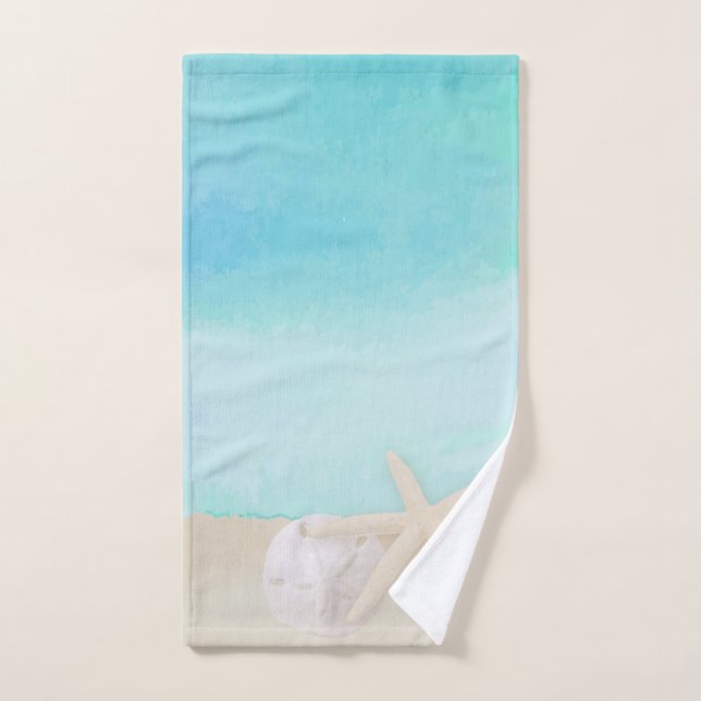 Meeresfrüchte und Sand Dollar Handtuch (Handtuch)