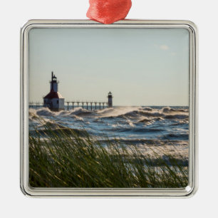 Meeresfrüchte und St. Joseph Ornament Aus Metall