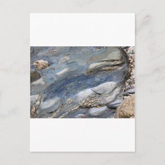 Meeresgewaschene Felsen Postkarte