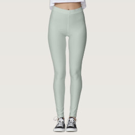 Meeresglas Grüne Farbe Leggings