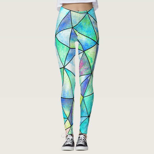Meeresglas Leggings (Vorderseite)