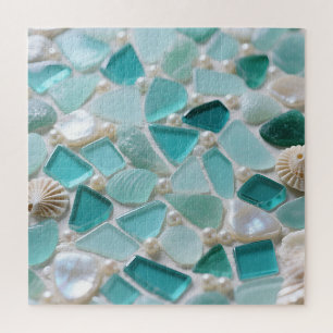 Meeresglas-Mosaik Türkis Küstencharme
