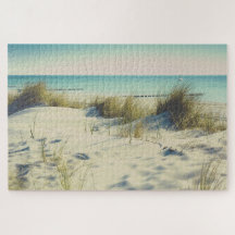 Meeresgras und Sanddünen am Strand