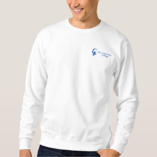Meereshalbmond bestickter Sweatshirt