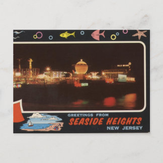 Meereshöhe, NJ Postkarte