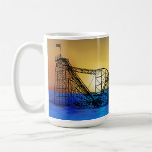 Meereshöhen Roller Untersetzer Kaffeetasse