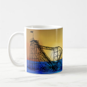 Meereshöhen Roller Untersetzer Kaffeetasse
