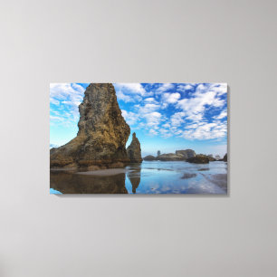 Meeresklippen am Bandon Beach in Bandon, Oregon 1 Leinwanddruck