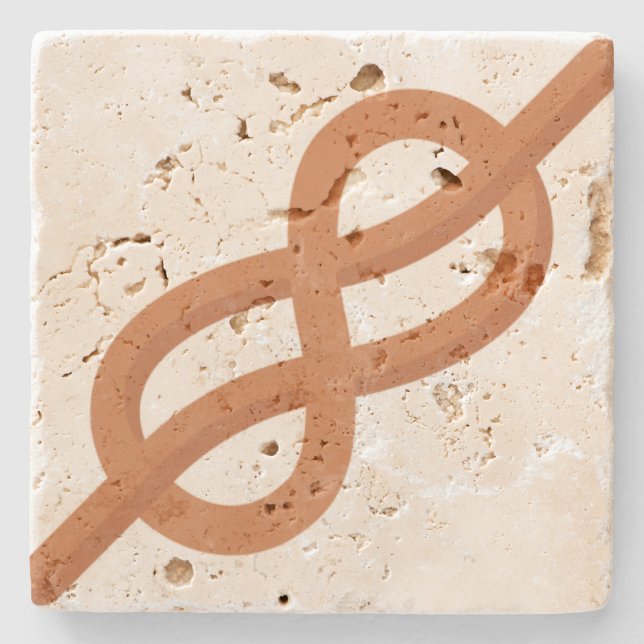 Meeresknoten Steinuntersetzer (Vorderseite)