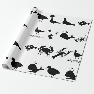 MEERESKREATUREN GESCHENKPAPIER