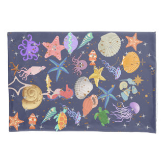 Meereskreaturen-Pillowcase Kissenbezug