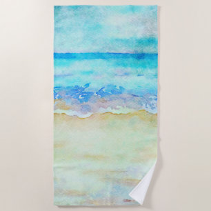*~* Meeresküste AR7 Beach Nautical Waves Surf Beac Strandtuch
