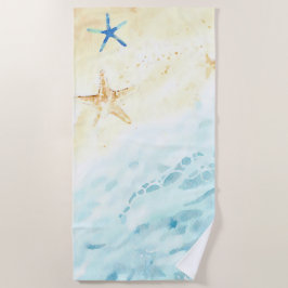 *~* Meeresküste AR7 Beach Star Fisch Nautic Strandtuch