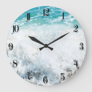 Meeresküste Große Wanduhr