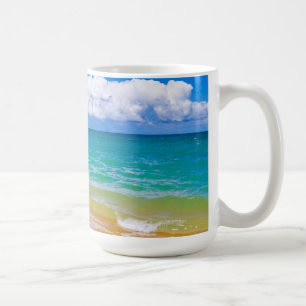 Meereslandschaft entlang der Hanalei Bay Kaffeetasse