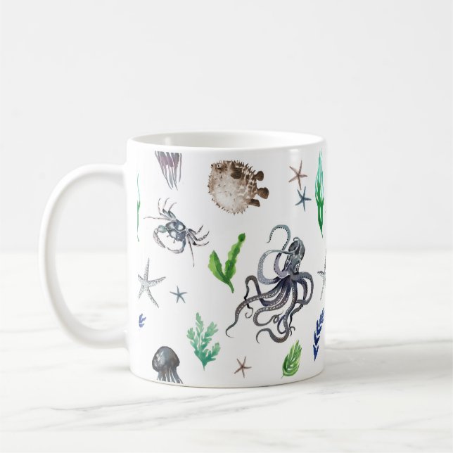 MEERESLEBEN KAFFEETASSE (Links)