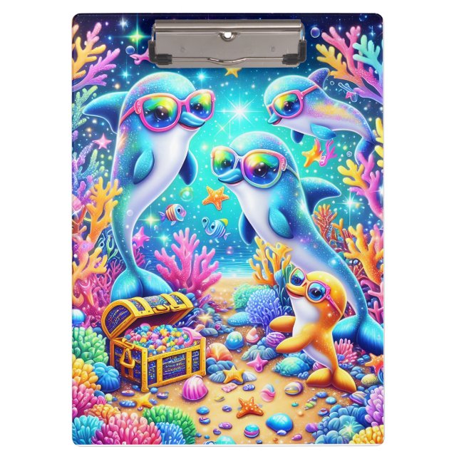 Meeresleben Klemmbrett (Vorderseite)