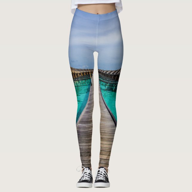 Meeresleben Leggings (Vorderseite)