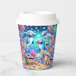 Meeresleben Pappbecher