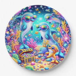 Meeresleben Pappteller