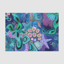 Meeresleben Seidenpapier