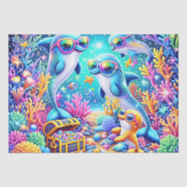 Meeresleben Seidenpapier