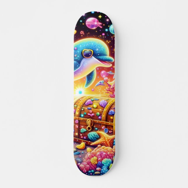 Meeresleben Skateboard (Vorne)