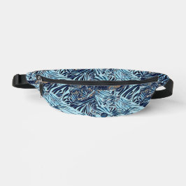 Meeresleben und abstrakte botanische Muster Bauchtasche