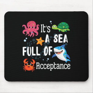 Meereslebewesen Autismus Und Normal Es Ist Ein Mee Mousepad