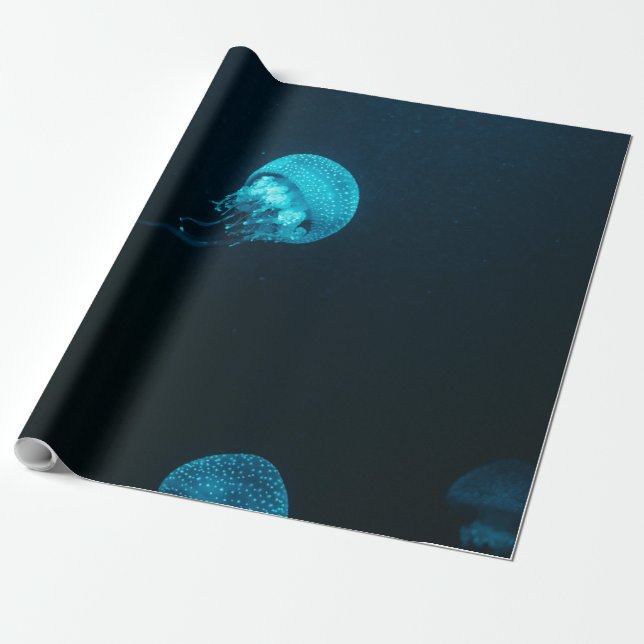 Meereslebewesen Geschenkpapier (Ungerollt)