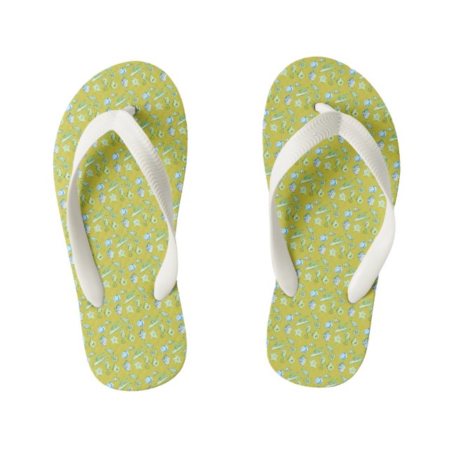 Meereslebewesen Kinderbadesandalen (Fußbett)