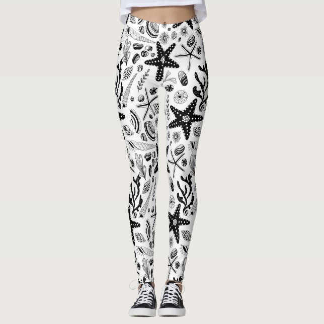 Meereslebewesen Leggings (Vorderseite)