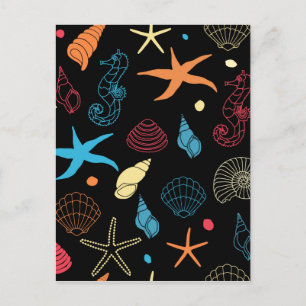 Meereslebewesen Postkarte