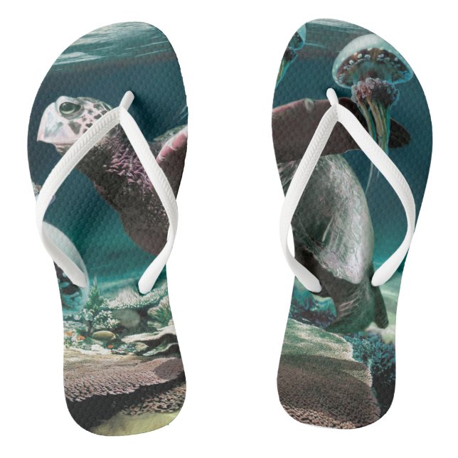 Meereslicht Flip Flops (Fußbett)