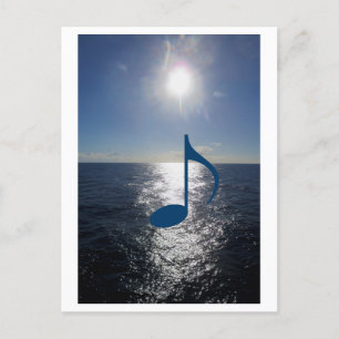 Meereslied Postkarte